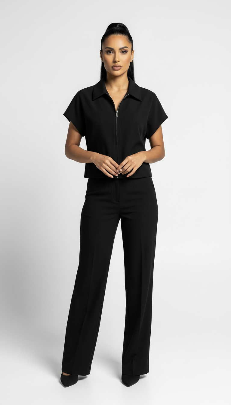 Ensemble Femme Été 2 Pièces - Haut & Bas Élégant | Velmy Prestige Velmy Prestige