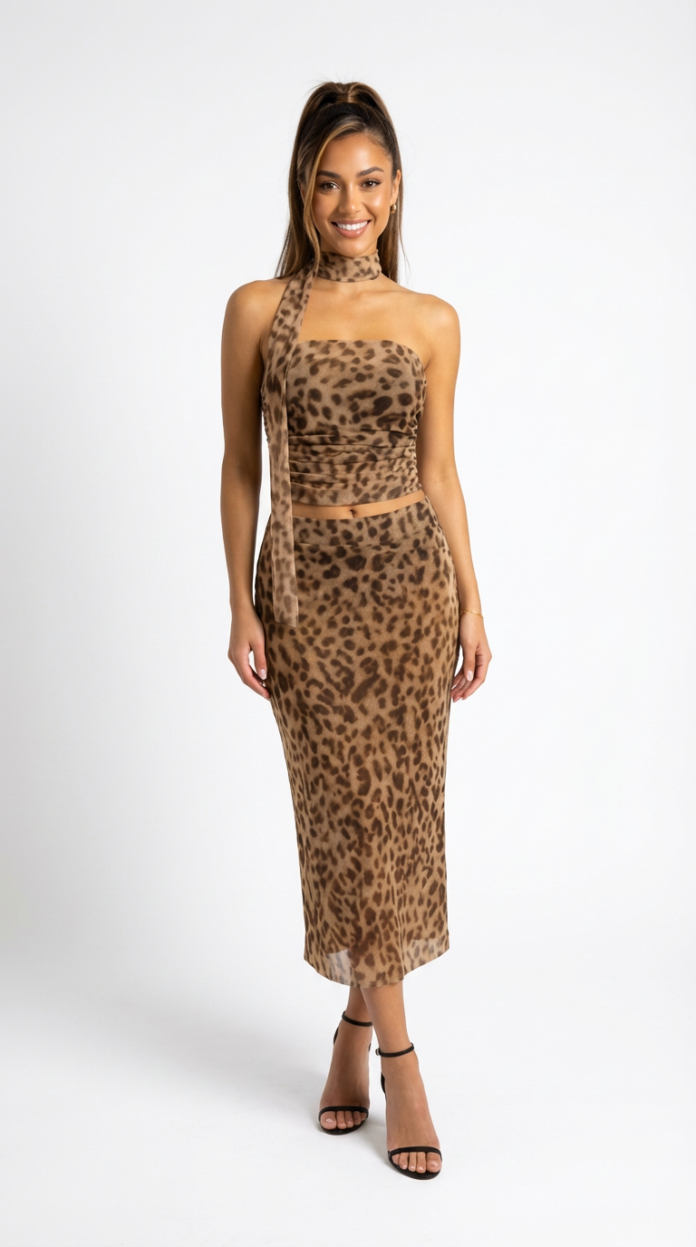 Robe Léopard Femme Élégante - Imprimé Sauvage Chic | Velmy Prestige Velmy Prestige