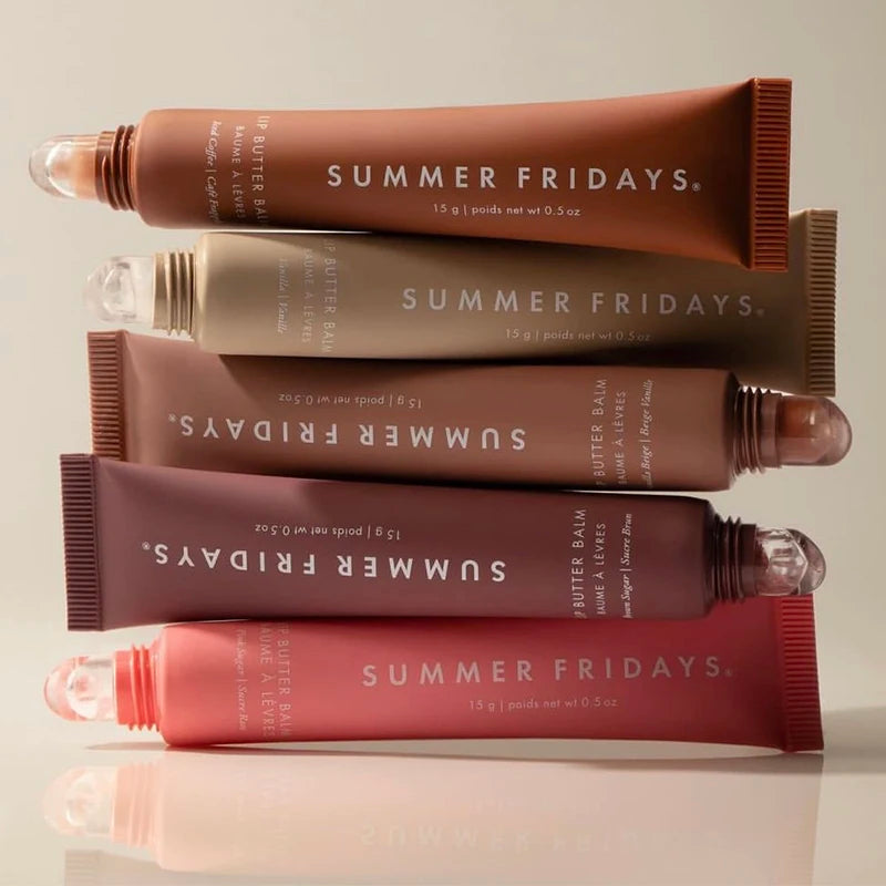 Summer Fridays Lip Balm Moisturizing Mirror Lip Gloss Lip Vanilla Pink Sugar Coffee Cake Smell Lipstick Transparent Oil Makeup Velmy Prestige